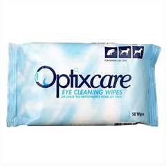 Optixcare Eye Cleaning Wipes for Cats and Dogs - 50 Wipes